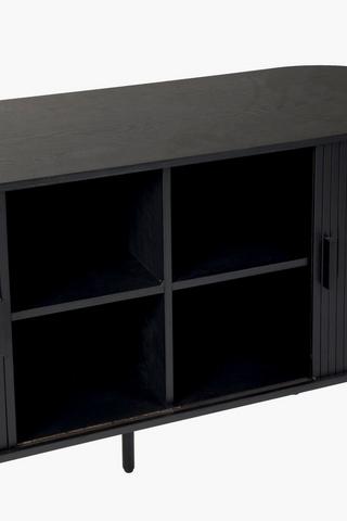 Noir Slatted Sideboard