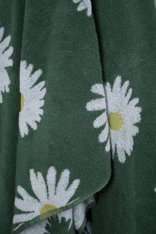 Cotton Jacquard Daisy Bath Sheet
