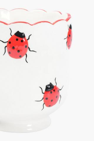 Lady Bug Planter, 13x15cm