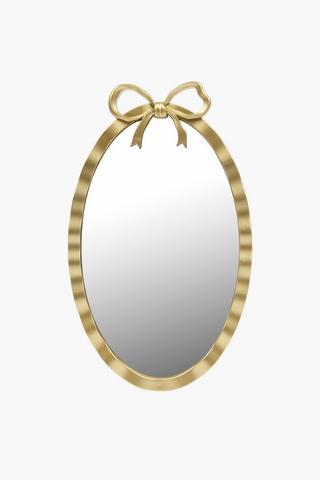 Oval Bow Mirror, 30x50cm