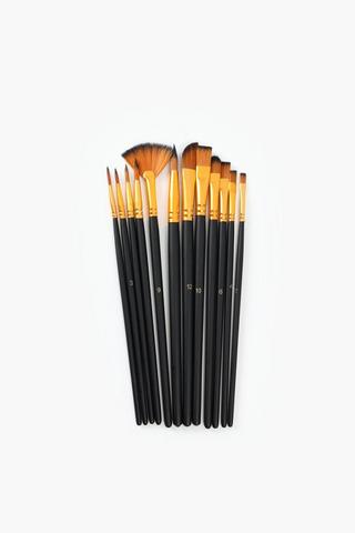 10 Piece Paint Brush Set