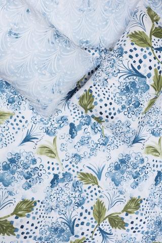 Polycotton Kestell Hydrangeas Reversible Duvet Cover Set
