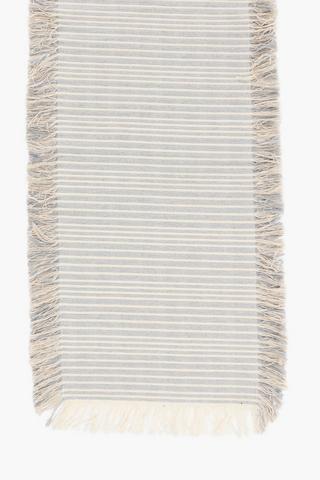 Stripe Fringe Table Runner