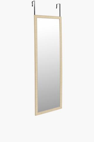 Rectangle Over The Door Mirror, 34x 107cm