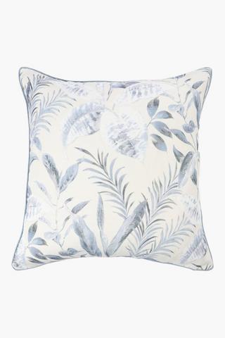 Extra Premium Printed Rhea Floral Feather Filled Scatter Cushion, 60x60cm