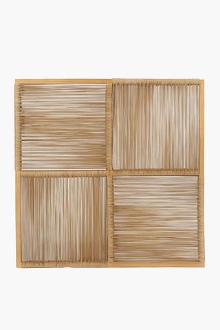 Dimensional Woven Wall Art, 80x80cm