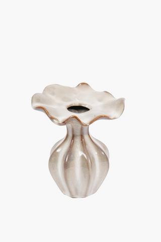 Waterlily Pillar Candle Holder, 15x17.5cm