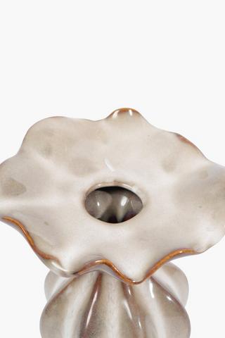 Waterlily Pillar Candle Holder, 15x17.5cm