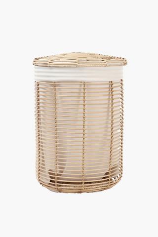 Kwezi Laundry Basket With Lid Large