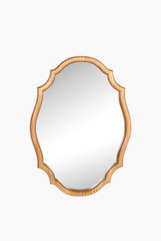 Oval Ornate Mirror, 50x70cm