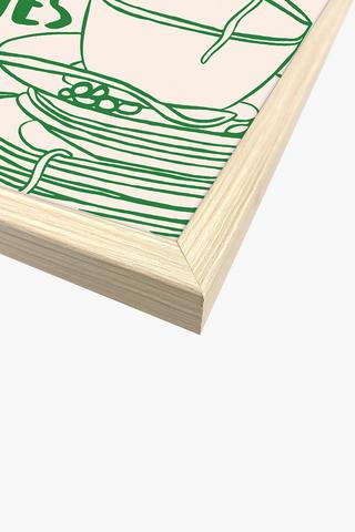 Framed Script Canvas, 30x40cm