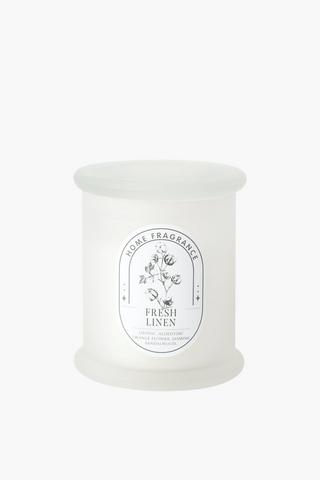 Fresh Linen Glass Candle, 114g