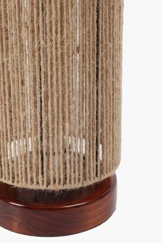 Woven Cylinder Lamp Set, E14