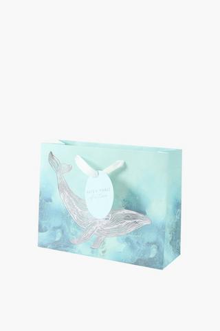 Whale Of A Time Foil Gift Bag Small