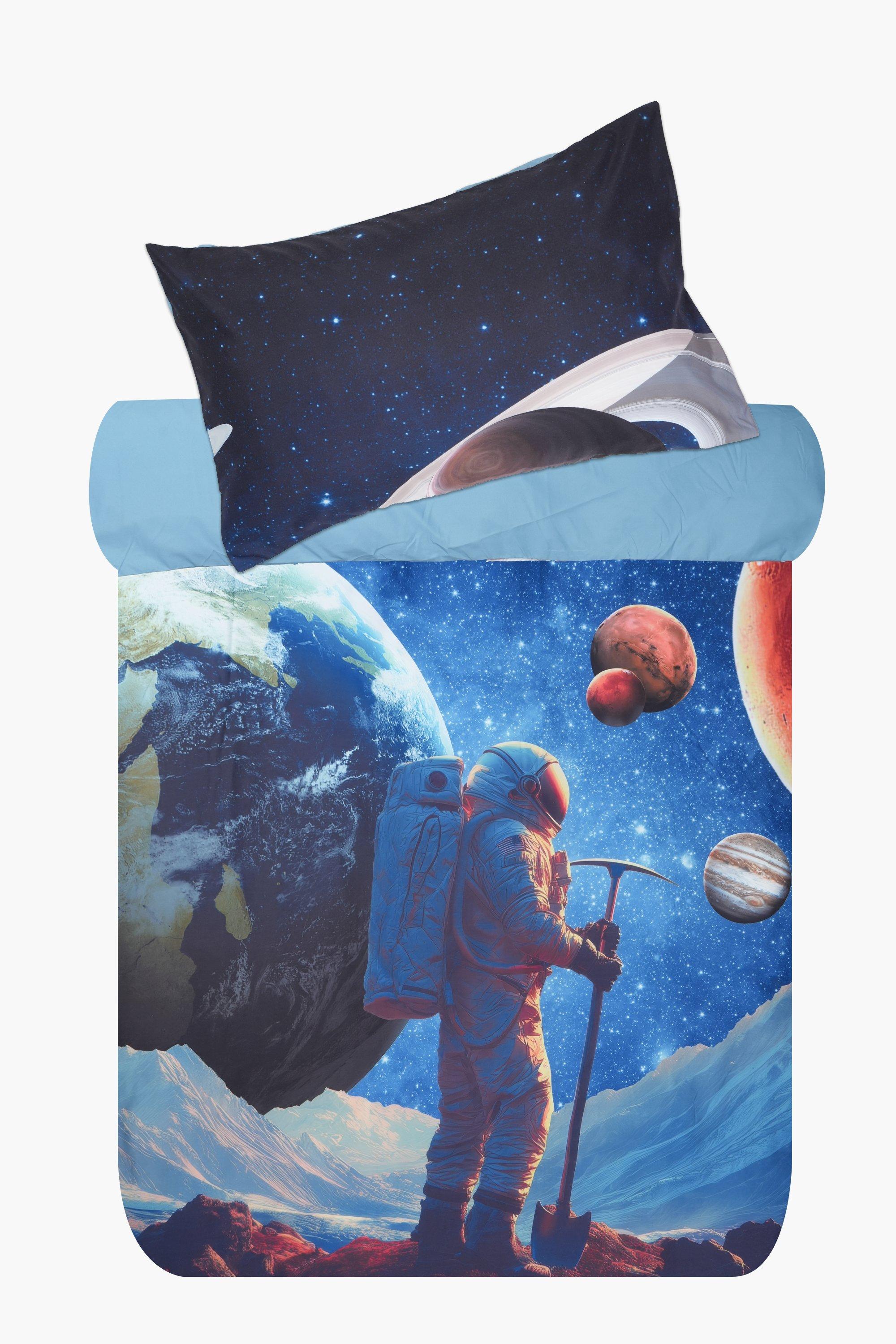 Soft Touch Placement Kings Spaceman Duvet Cover Set