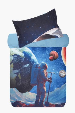Soft Touch Placement Kings Spaceman Duvet Cover Set