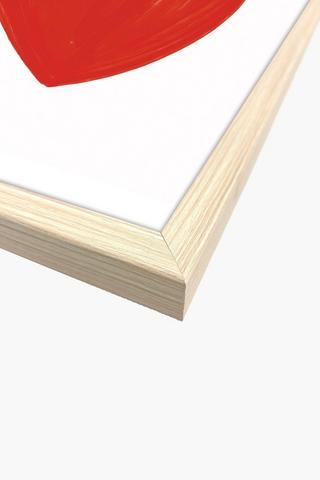 Framed Heart Sign, 60x90cm