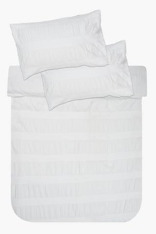 Soft Touch Seersucker Waffle Comforter Set