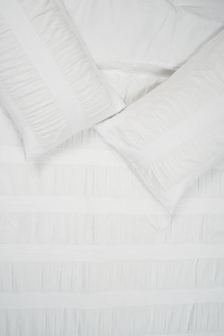 Soft Touch Seersucker Waffle Comforter Set