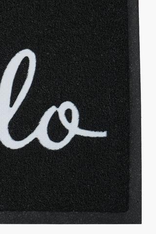 Pvc Coil Hello Doormat, 37x57cm