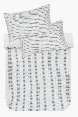 Soft Touch Dobby Waffle Duvet Cover Set