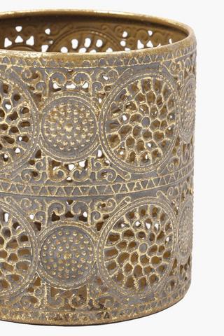 Metal Filagree Hurricane, 9.5x9.5cm