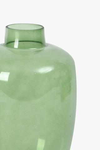 Corozal Glass Vase, 38x25cm