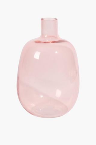 Corozal Glass Vase, 17x25cm