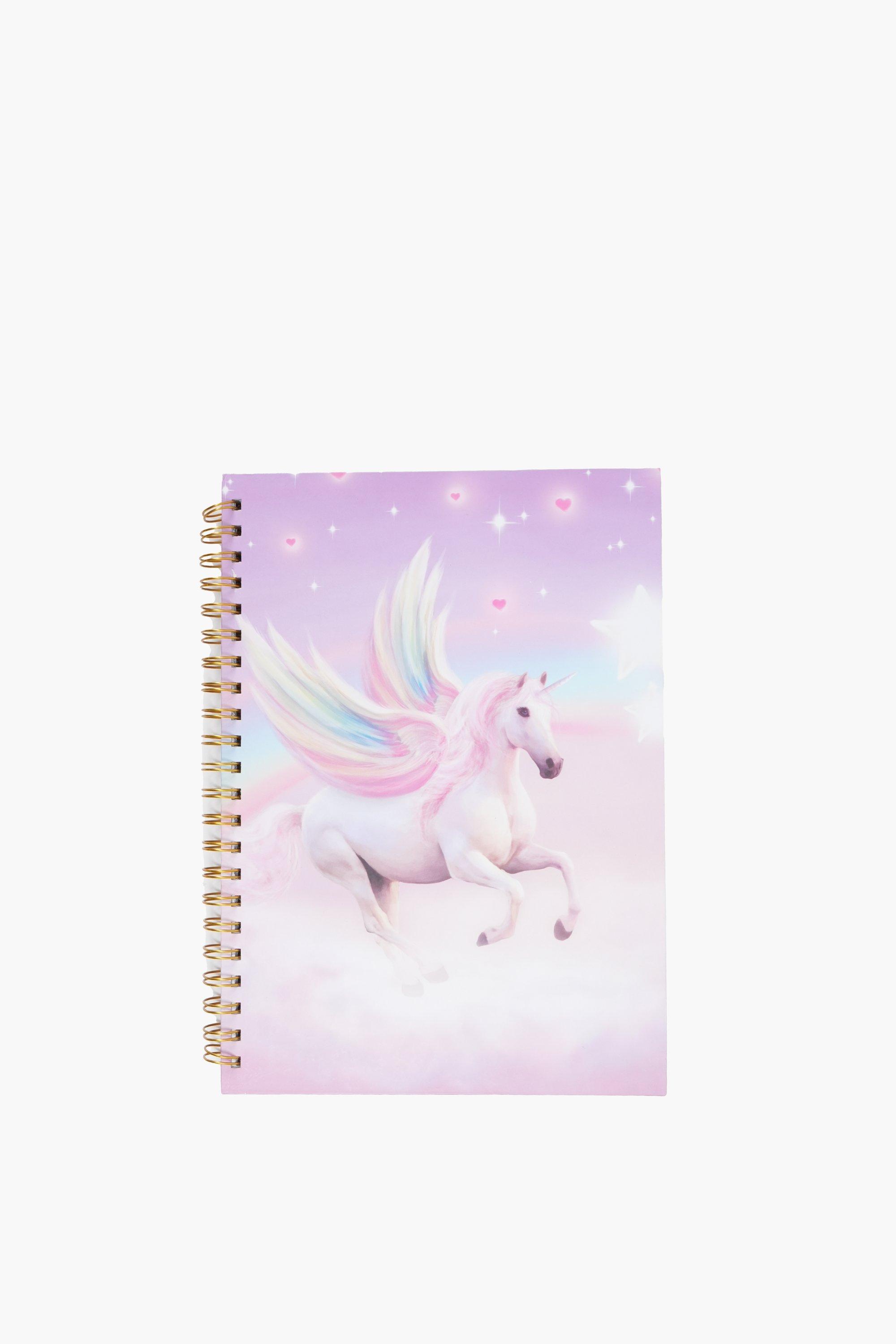 A4 Spiral Unicorn Notebook