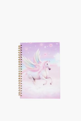 A4 Spiral Unicorn Notebook