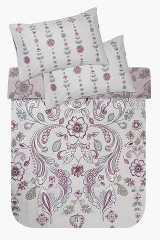 Polycotton Cradle Reversible Duvet Cover Set