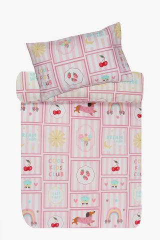 Soft Touch Monta Rosa Frame Reversible Duvet Cover Set