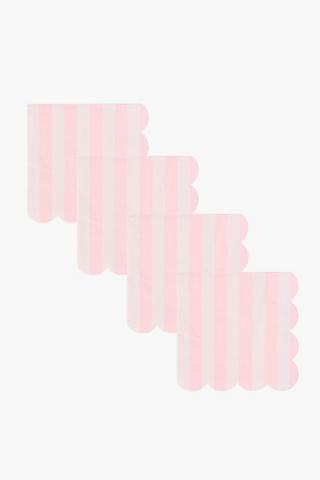 Scallop Stripe Serviettes