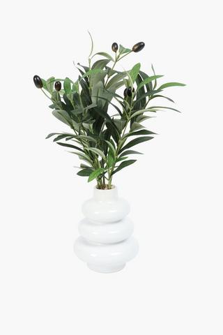 Olive Tree In Tiered Vase, 8x47.5cm