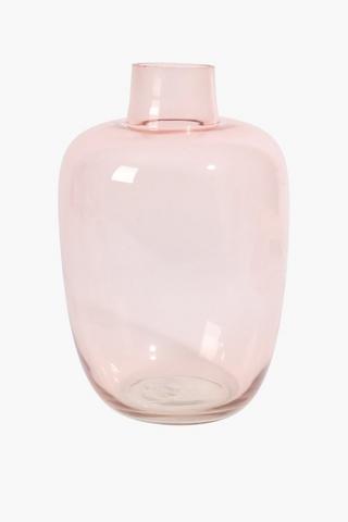 Corozal Glass Vase, 38x25cm