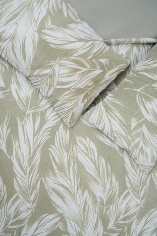 Jacquard Blanket Leaf Duvet Cover Set