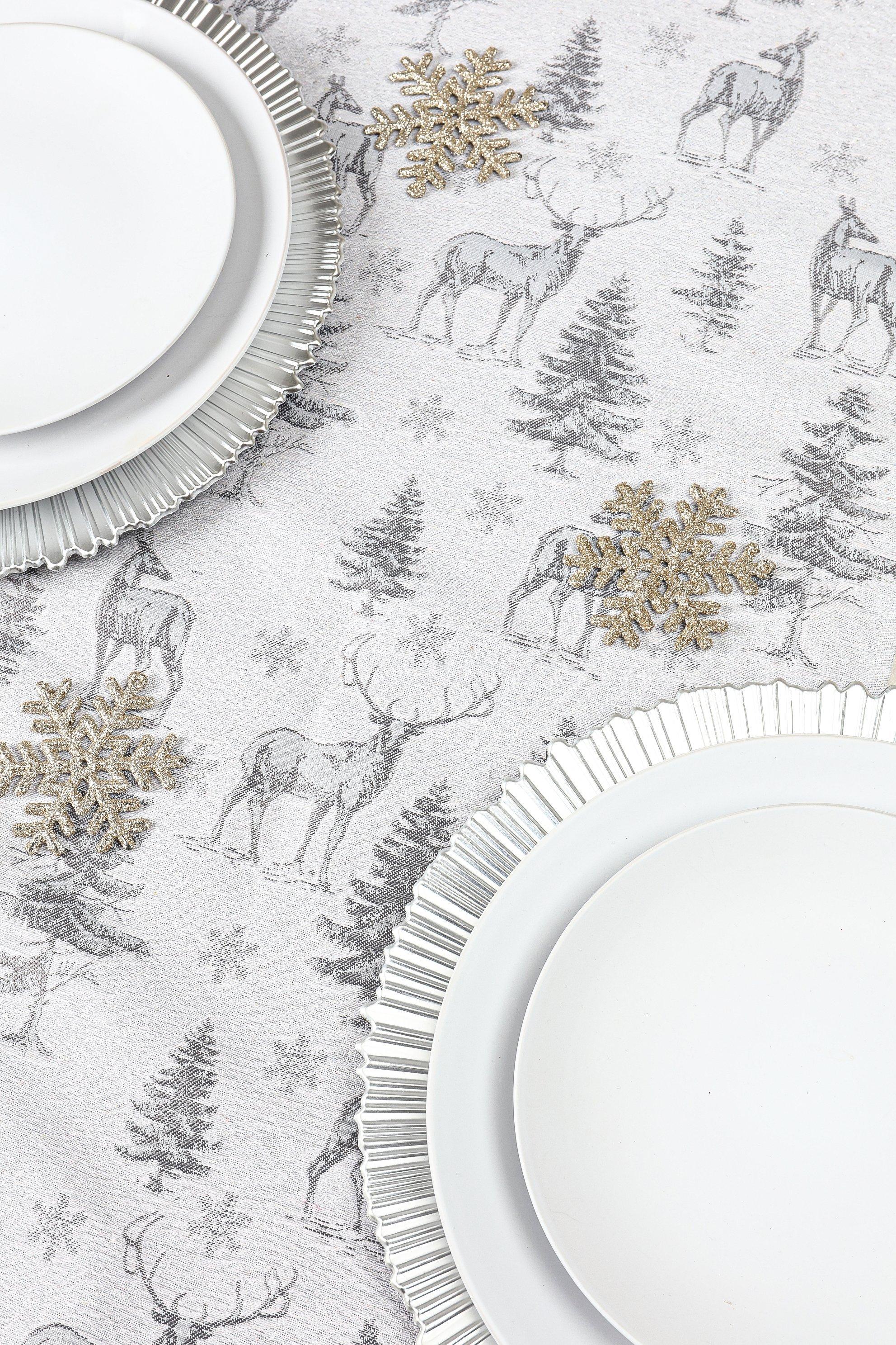 Rustic Deer Quilted Table Runner NCU0NNL026
