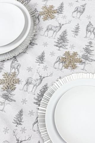 Deer Jacquard Table Runner