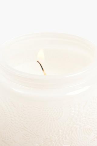 Mandala Lid Vanilla Butter Candle, 200g