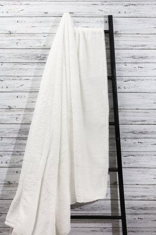 Long Pile Plain Blanket, 250x200cm