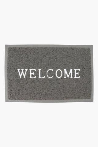 Pvc Coil Welcome Doormat, 37x57cm
