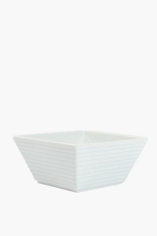 Small Ribbed Ceramic Bowl