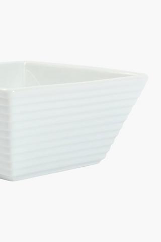 Small Ribbed Ceramic Bowl