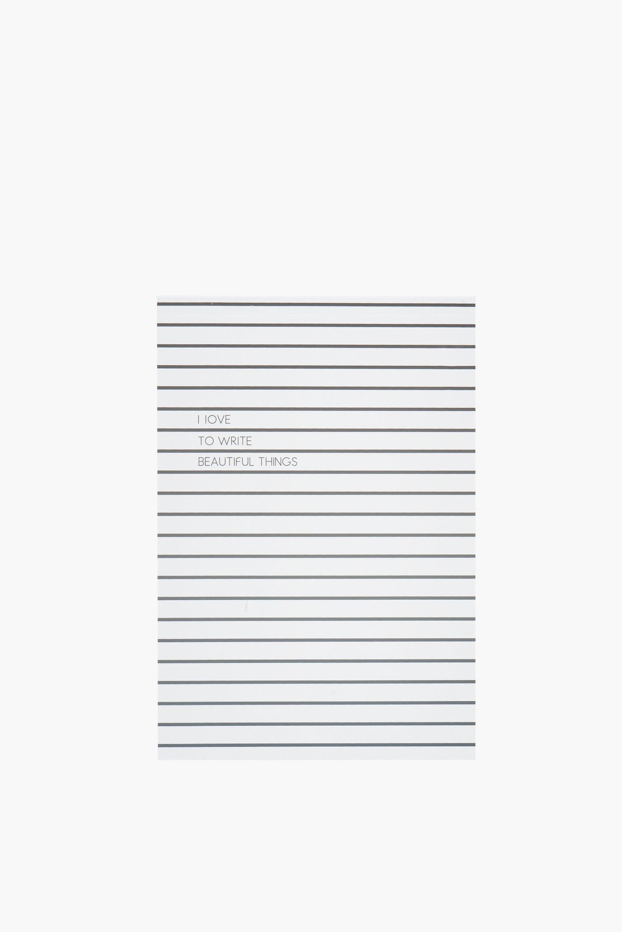 A5 Stripe Notebook