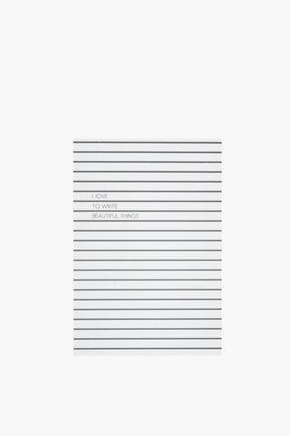 A5 Stripe Notebook