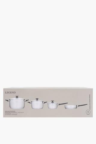 7 Piece Stainless Steel Pot Set