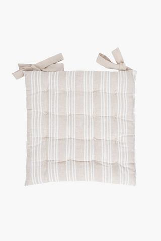 Printed Haltia Cotton Chairpad, 40x40cm