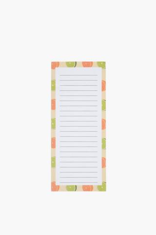 Orange And Lime Shopping List