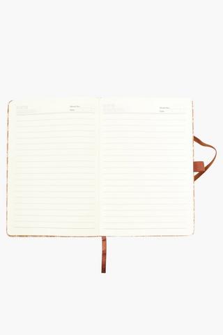 A5 Cork Flower Notebook
