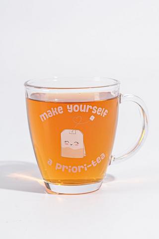 Script Glass Mug, 320ml